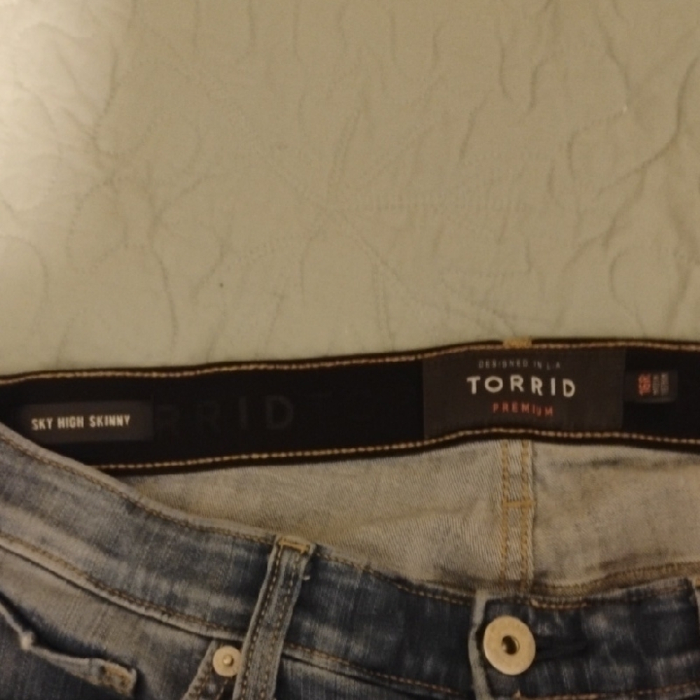 Torrid Blue Skinny Jeans Classic Denim